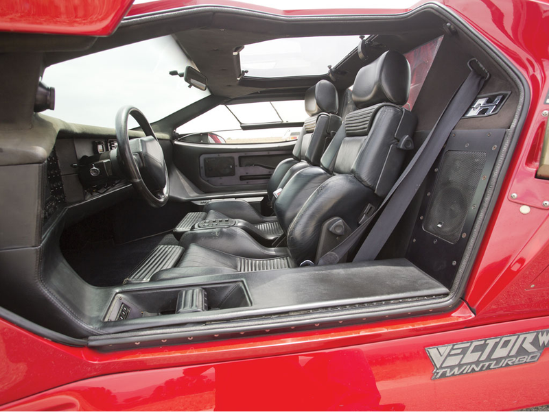 Illustration for article titled Did You Know The Vector W8's Interior Is Delightfully Nuts?
